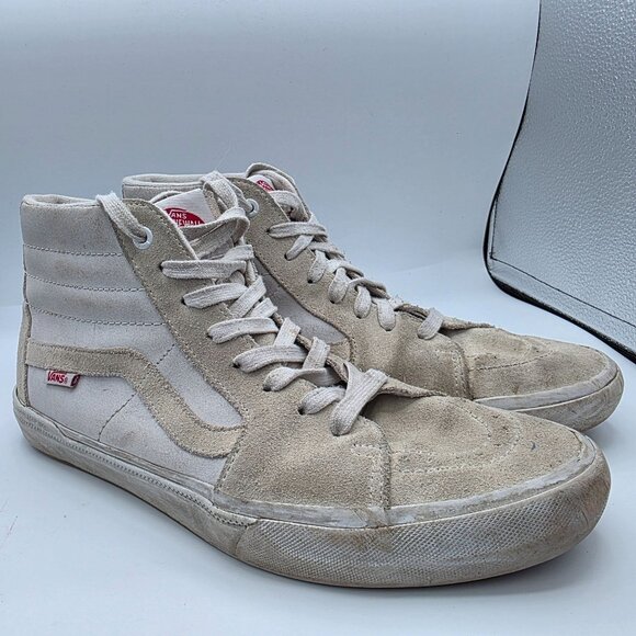 Vans Sk8 Hi Pro BMX x Scotty Cranmer Mens 10.5 White High Top Skate Shoes main image 8